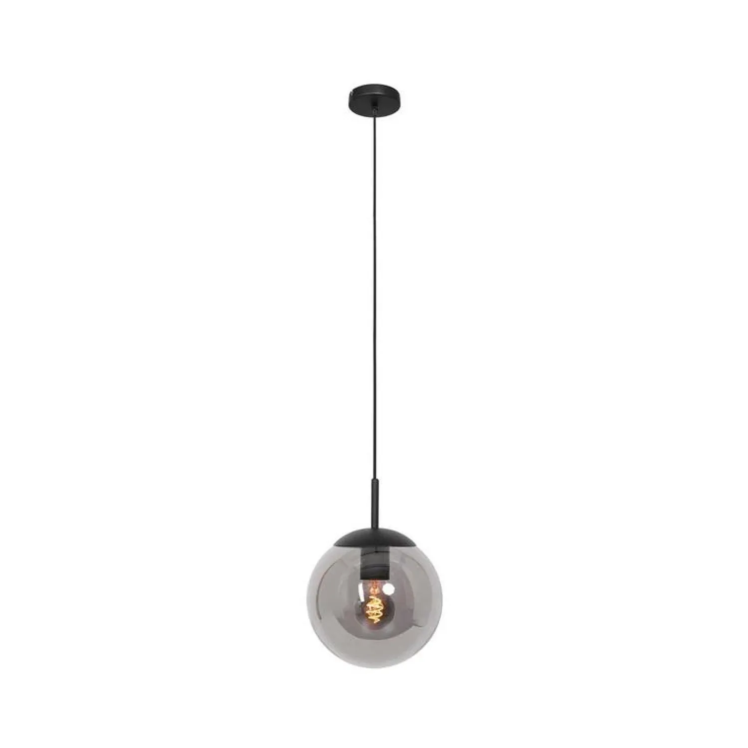 Kalfort Hanglampen|Glazen Hanglamp|Maya 1-lichts Hanglamp 25cm Smoke