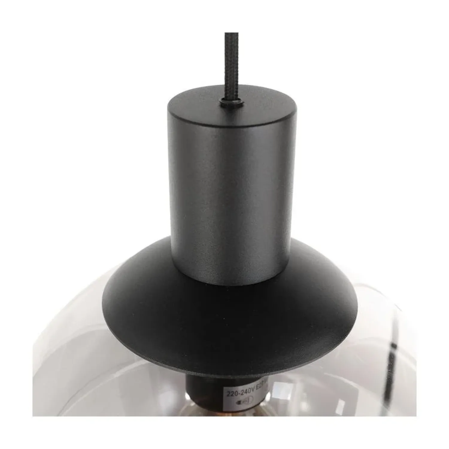 Steinmex Hanglampen|Glazen Hanglamp|Maya 3+2 lichts Hanglamp Getrapt Smoke