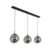 Steinmex Hanglampen|Glazen Hanglamp|Maya 3-lichts Hanglamp Smoke