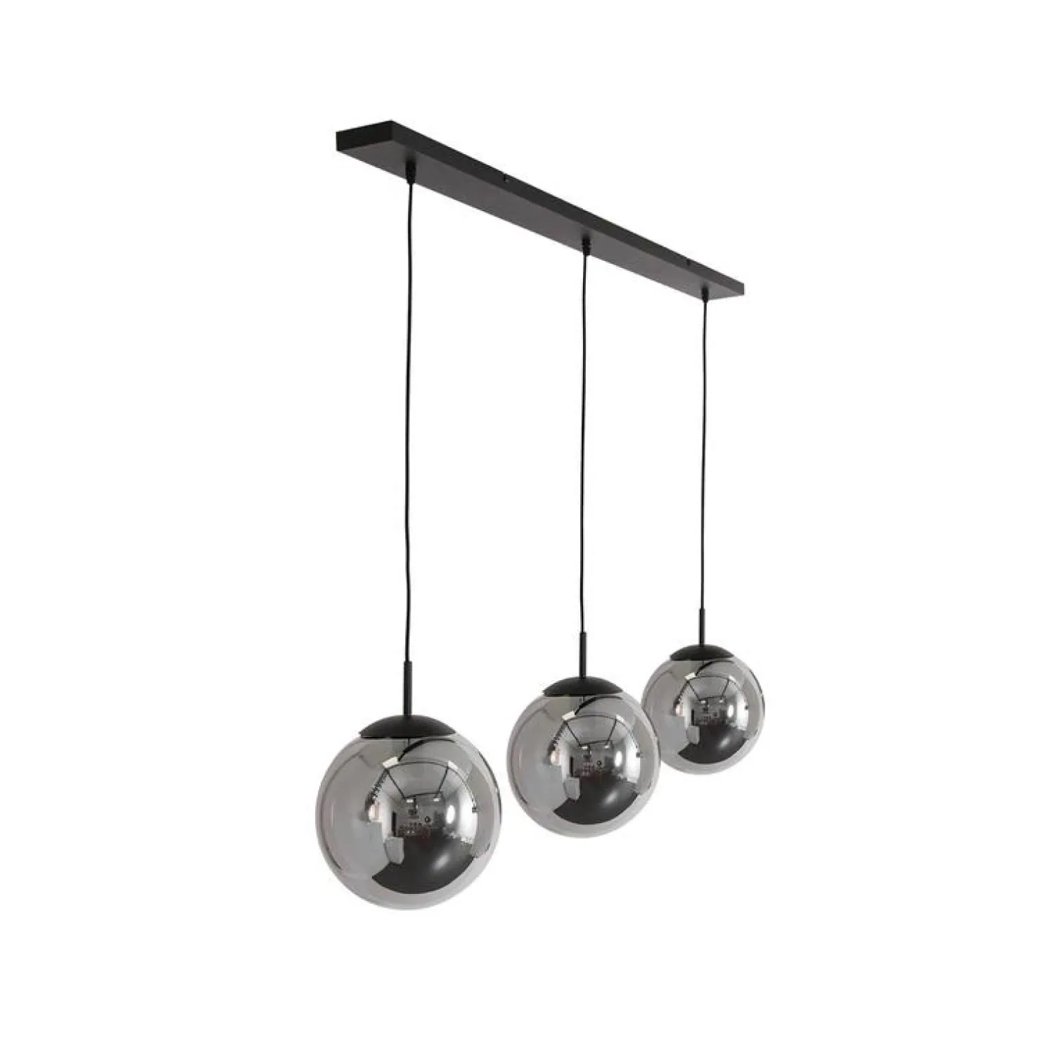 Steinmex Hanglampen|Glazen Hanglamp|Maya 3-lichts Hanglamp Smoke