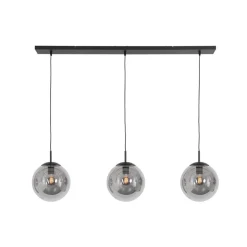 Steinmex Hanglampen|Glazen Hanglamp|Maya 3-lichts Hanglamp Smoke