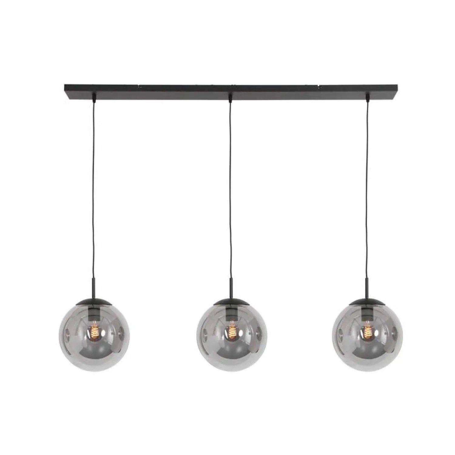Steinmex Hanglampen|Glazen Hanglamp|Maya 3-lichts Hanglamp Smoke