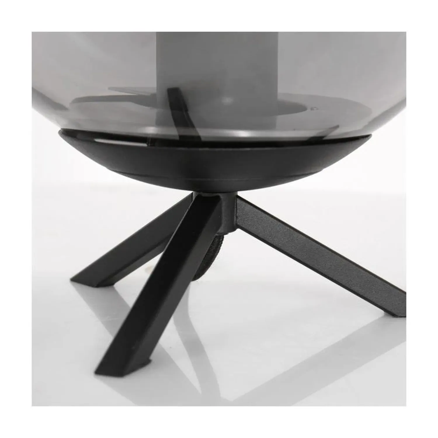 Steinmex Tafellampen|Maya 1-lichts Tafellamp 20cm Smoke