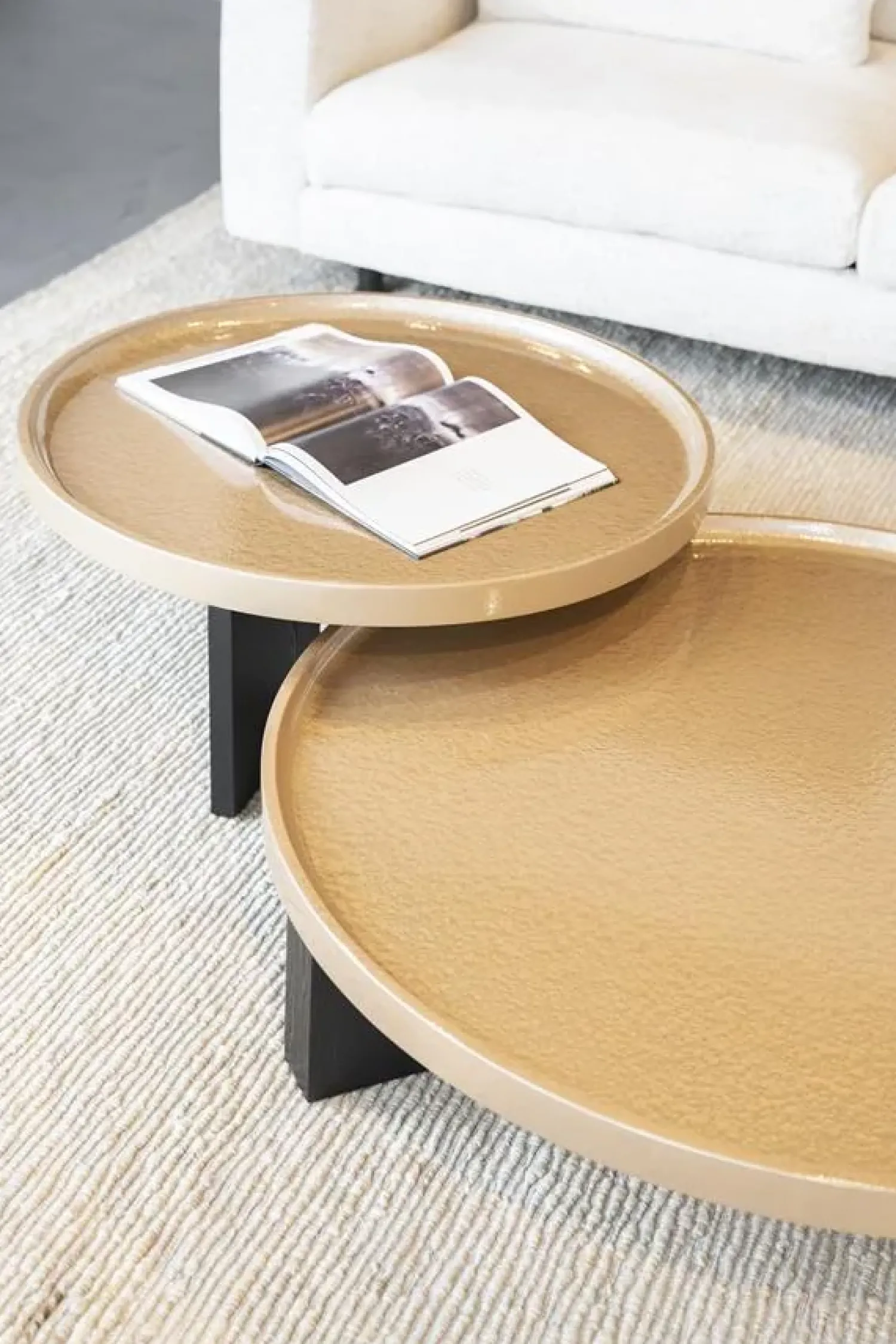Eleonora Salontafels|Mayson Salontafel beige 90 cm