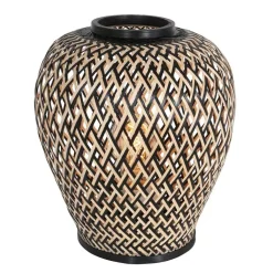 Steinmex Tafellampen|Maze 1-lichts Tafellamp donker hout