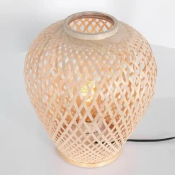 Steinmex Tafellampen|Maze 1-lichts Tafellamp licht hout