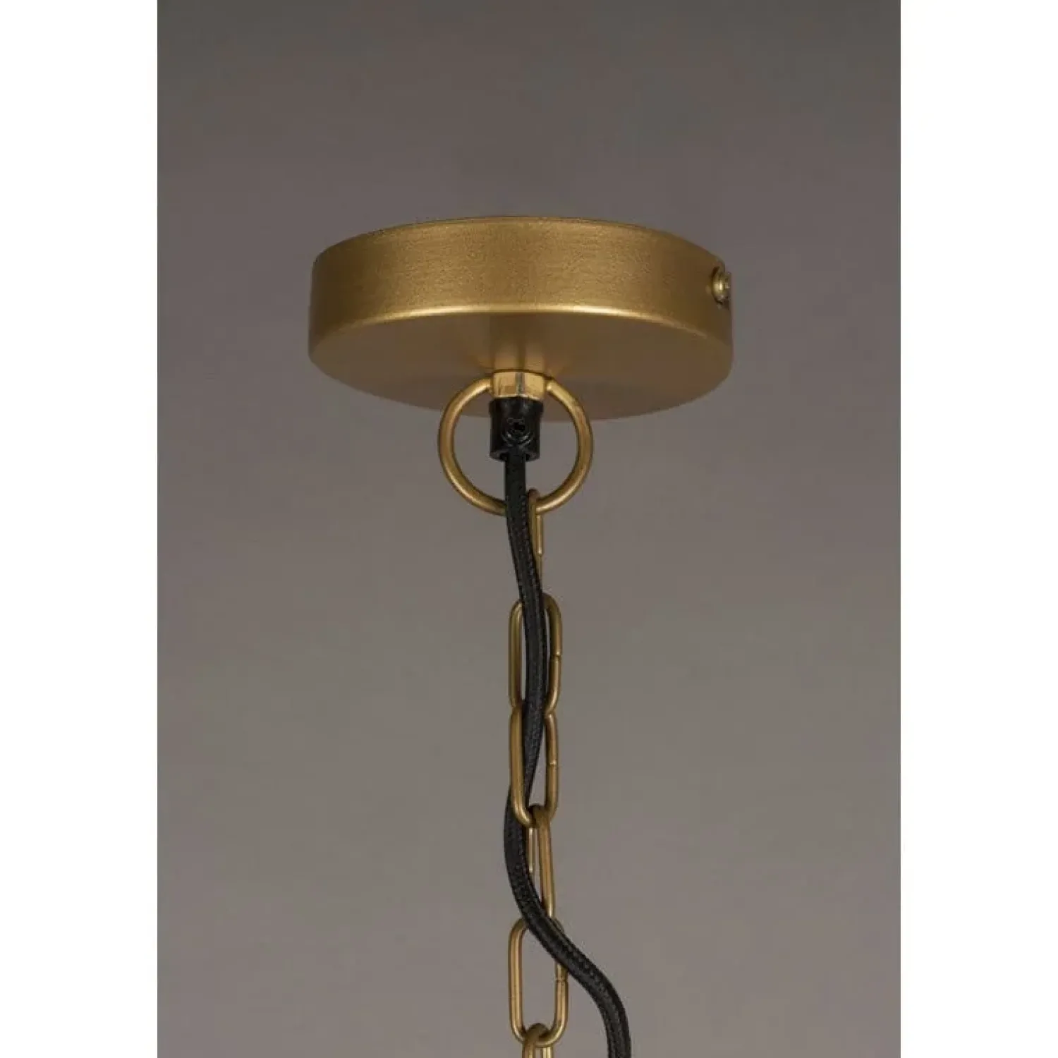 Dutchbone Hanglampen|Meezan 1-lichts Hanglamp Goud 50cm