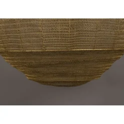 Dutchbone Hanglampen|Meezan 1-lichts Hanglamp Goud 50cm