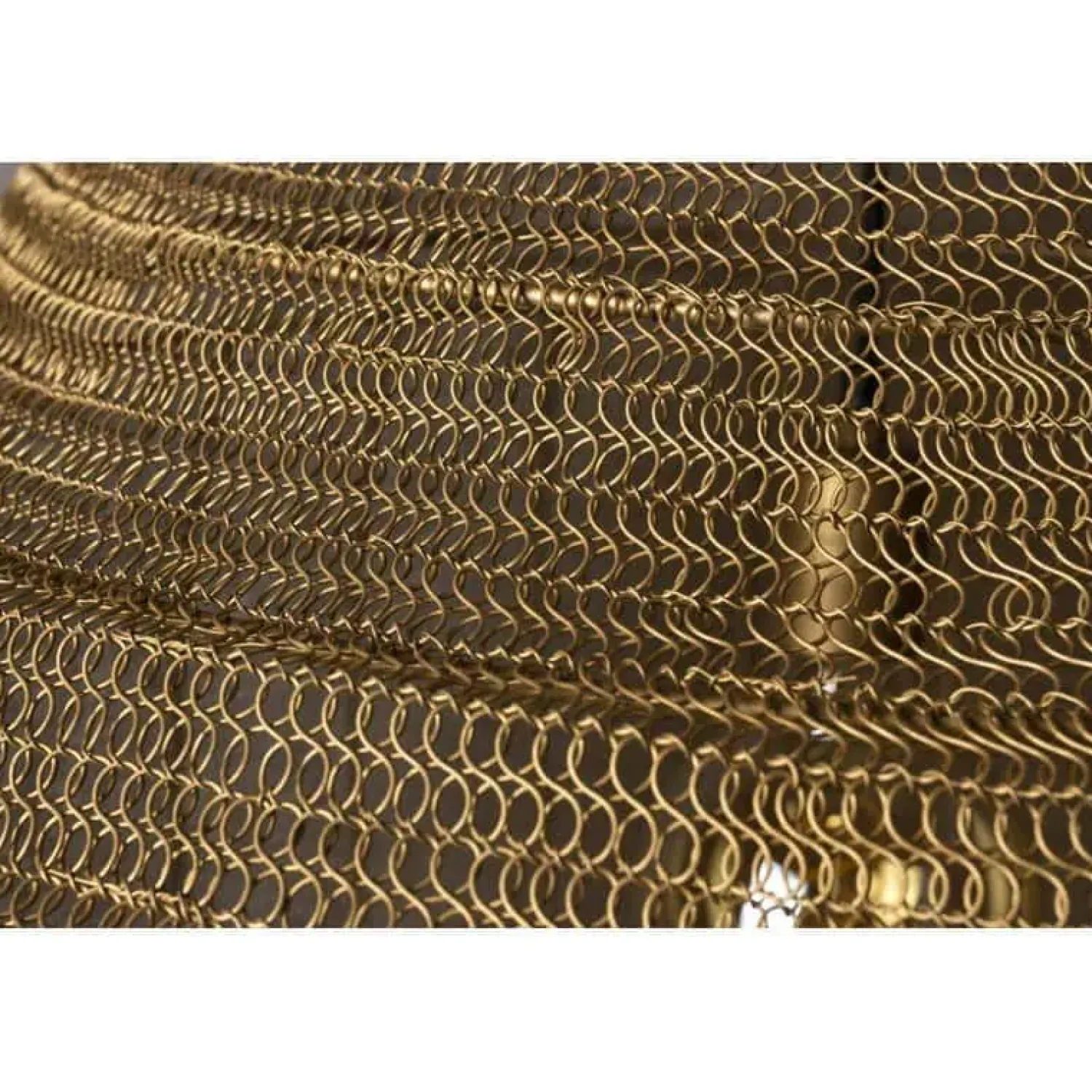 Dutchbone Hanglampen|Meezan 1-lichts Hanglamp Goud 50cm