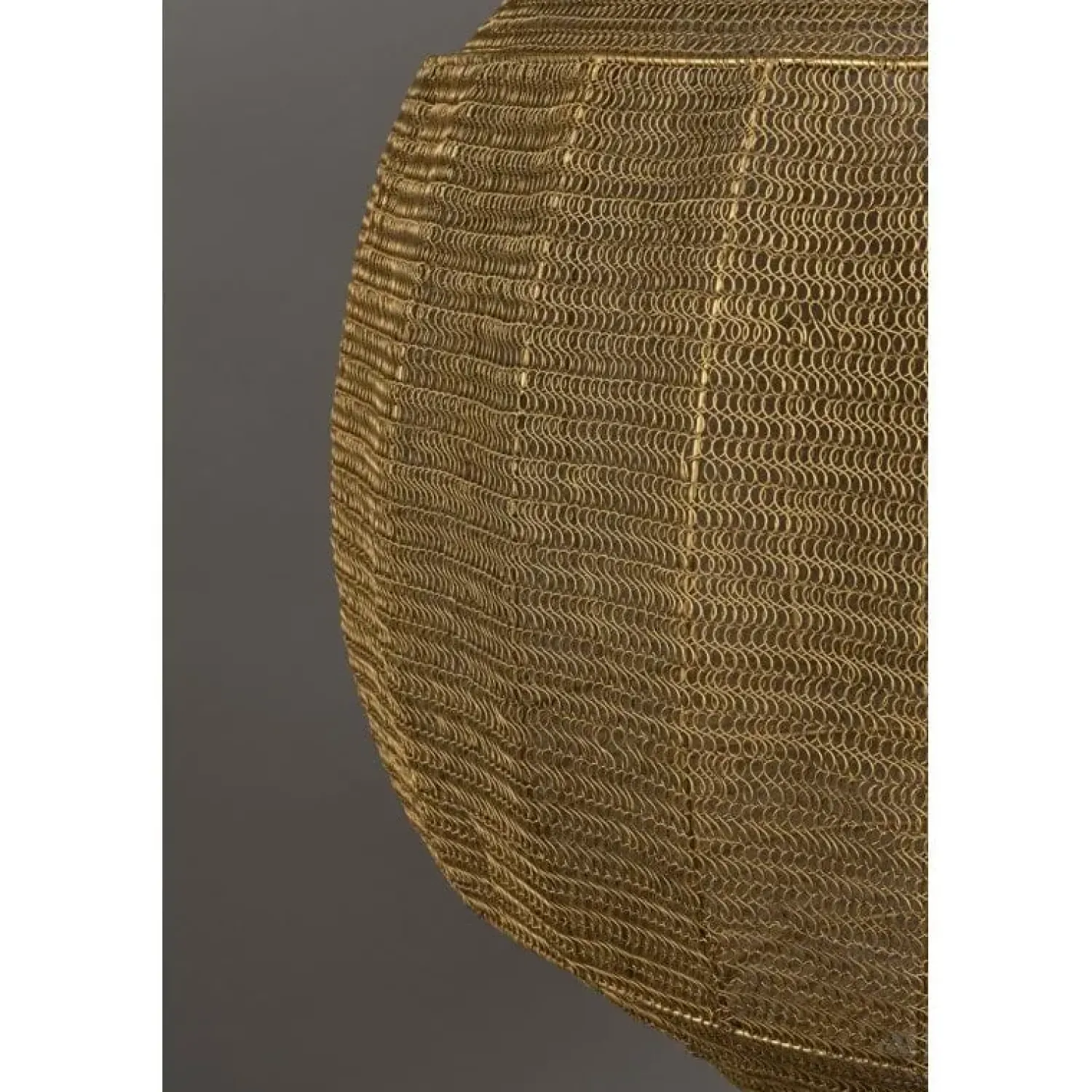 Dutchbone Hanglampen|Meezan 1-lichts Hanglamp Goud 50cm