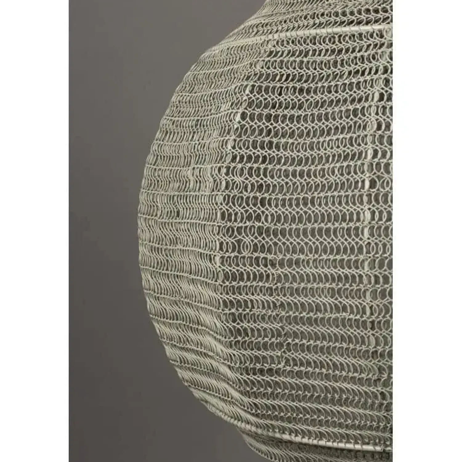 Dutchbone Hanglampen|Meezan 1-lichts Hanglamp Grijs 50cm