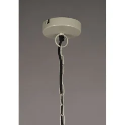 Dutchbone Hanglampen|Meezan 1-lichts Hanglamp Grijs 50cm