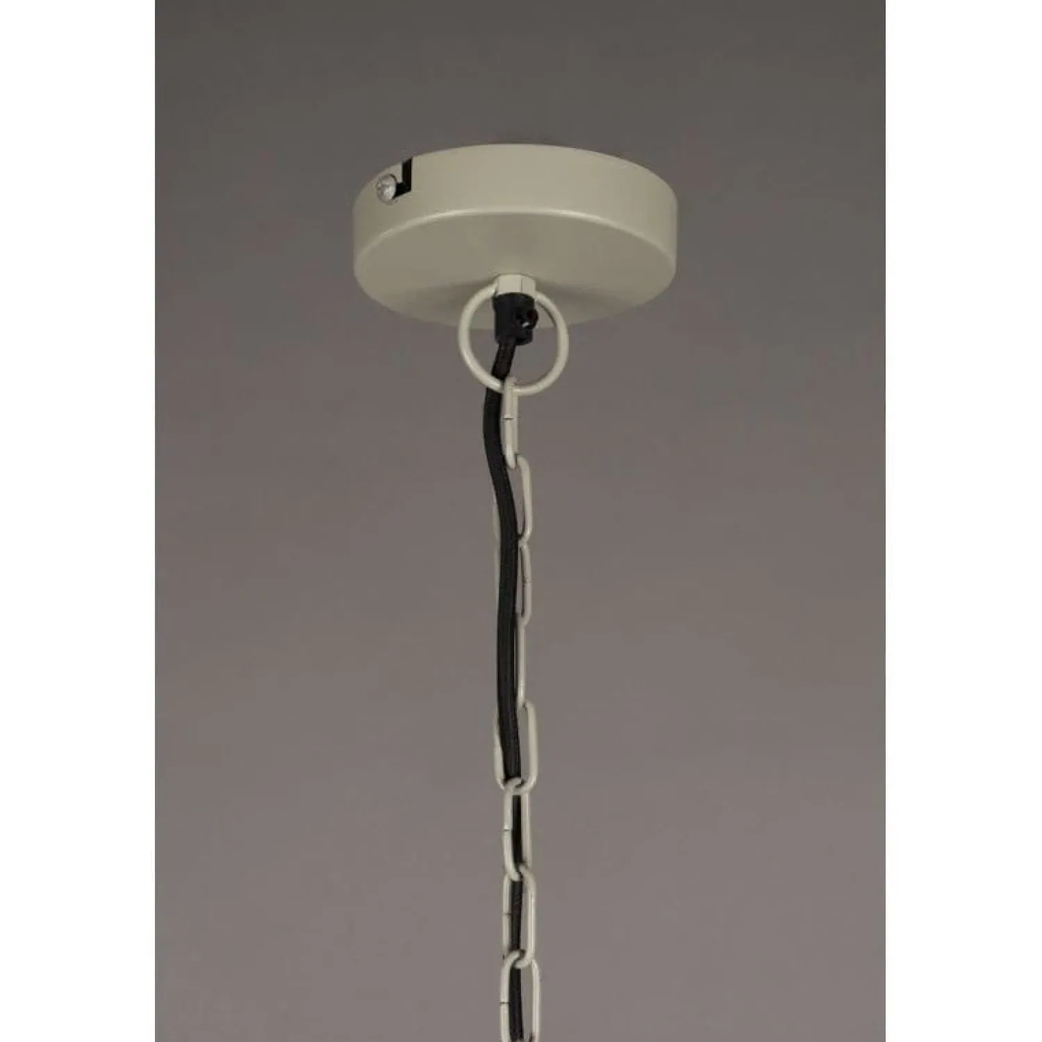 Dutchbone Hanglampen|Meezan 1-lichts Hanglamp Grijs 50cm