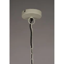Dutchbone Hanglampen|Meezan 1-lichts Hanglamp Grijs 70cm
