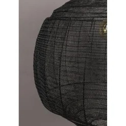 Dutchbone Hanglampen|Meezan 1-lichts Hanglamp Zwart 70cm