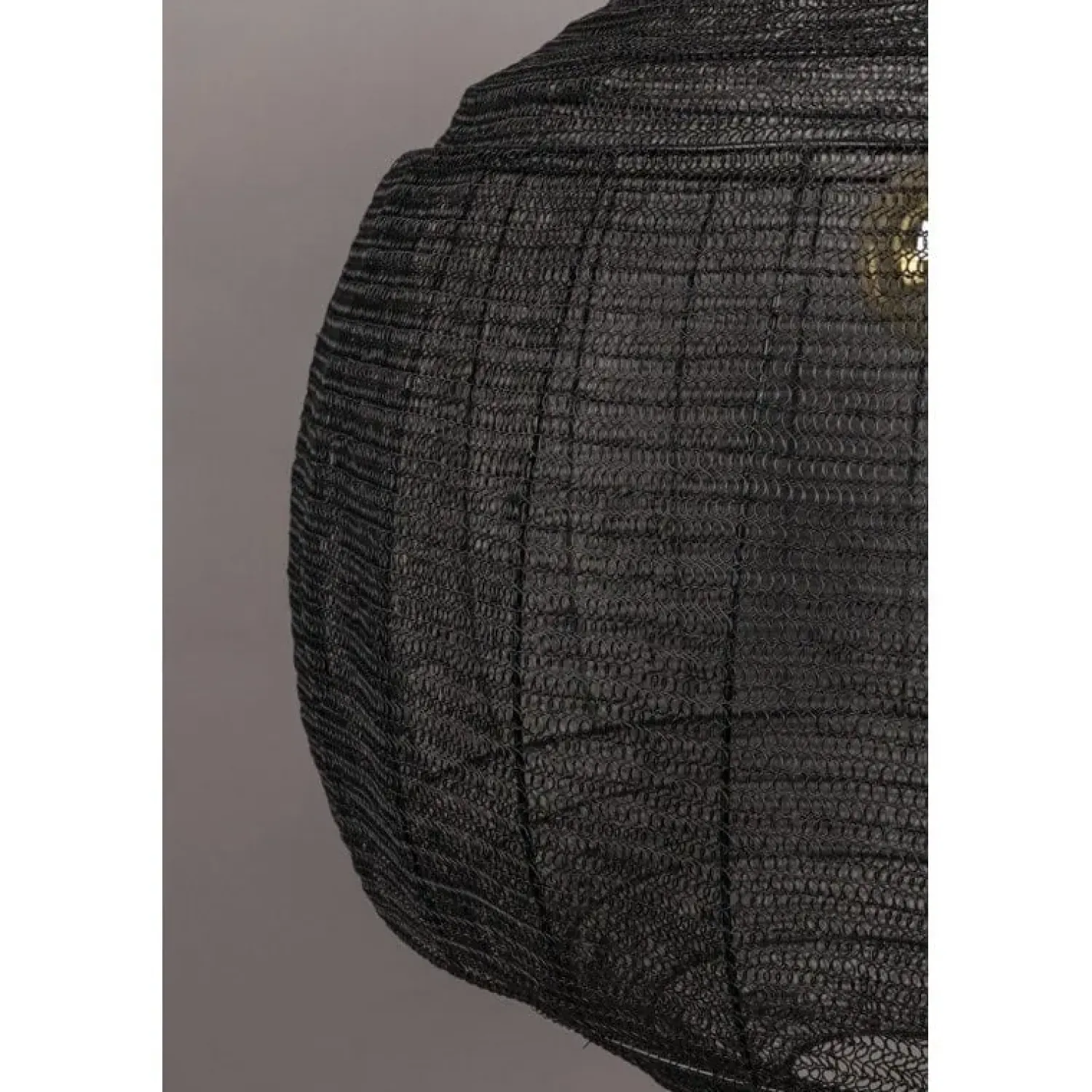 Dutchbone Hanglampen|Meezan 1-lichts Hanglamp Zwart 70cm