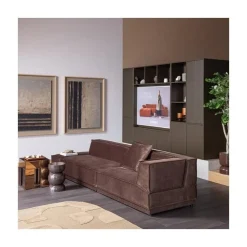 WOOOD Industriele Kasten|Tv Meubels|Meggy Tv meubel Grenen Middenbruin 160cm