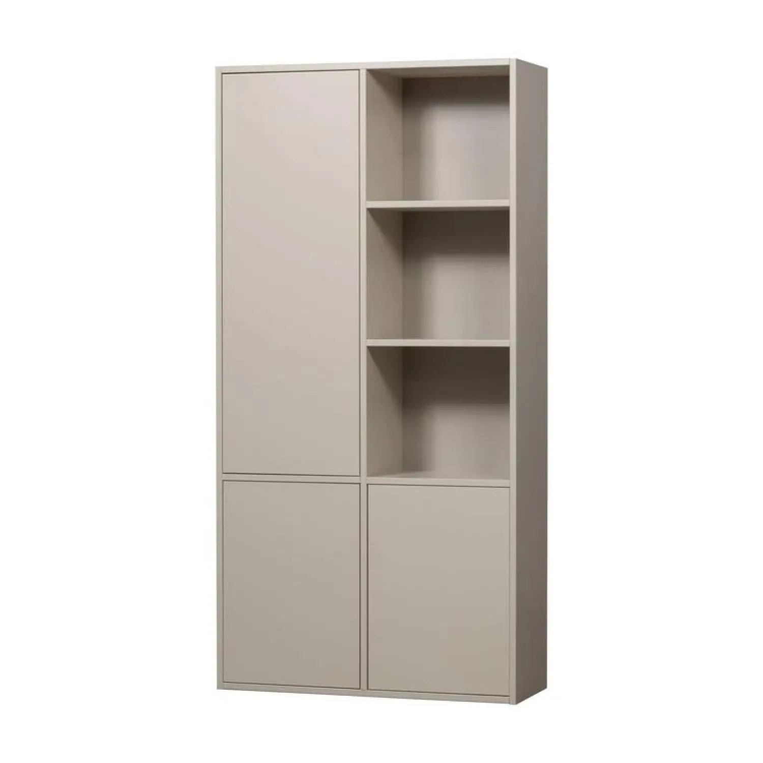 WOOOD Wandkasten|Industriele Kasten|Meggy Wandkast links grenen dust 108 cm