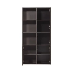 WOOOD Wandkasten|Industriele Kasten|Meggy Wandkast Rechts Grenen Middenbruin 108cm