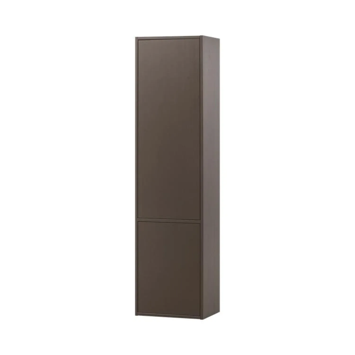 WOOOD Wandkasten|Industriele Kasten|Meggy Wandkast Smal Grenen Middenbruin 55cm