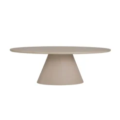 Tower living Eettafels|Mello Eettafel ovaal beige 220 cm