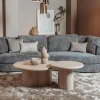 Tower living Bijzettafels|Melzo Bijzettafel rond beige 60cm