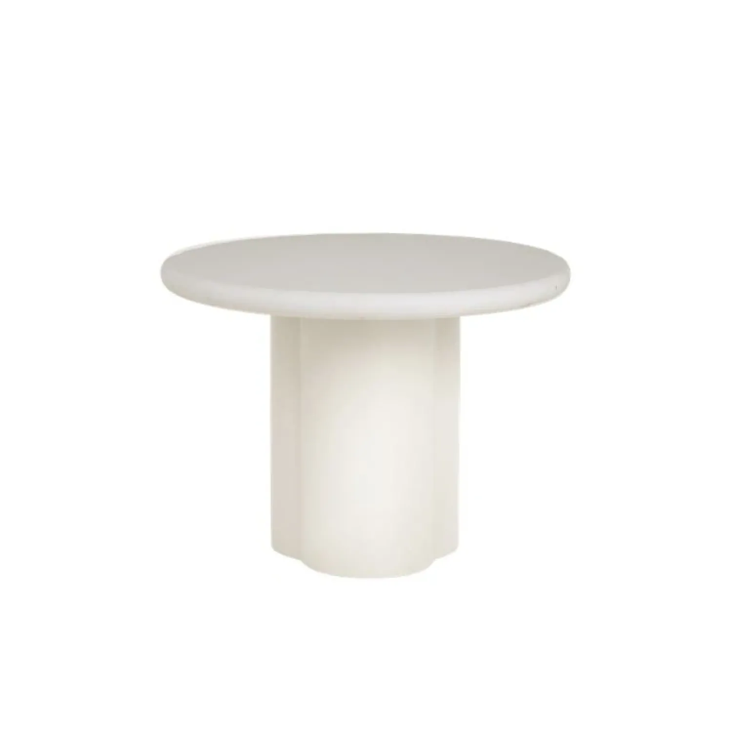 Tower living Bijzettafels|Melzo Bijzettafel rond wit 60cm