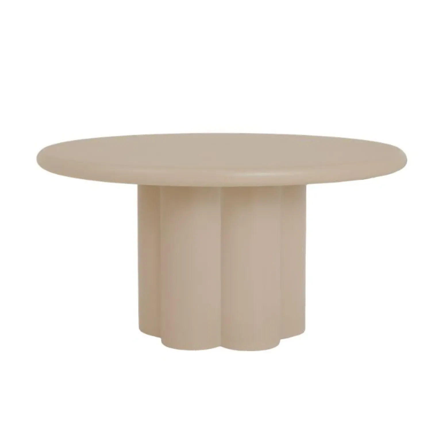 Tower living Eettafels|Melzo Eettafel rond beige 150cm