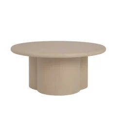 Tower living Salontafels|Melzo Salontafel rond beige 90cm
