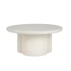 Tower living Salontafels|Melzo Salontafel rond wit 90cm