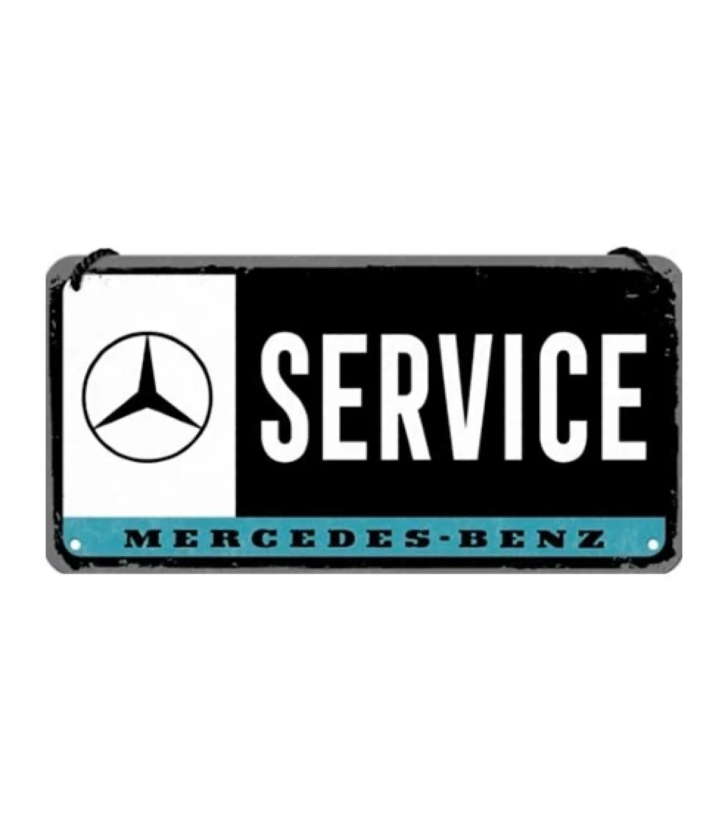 Metal Signs Metalen Borden|Mercedes service - metalen bord