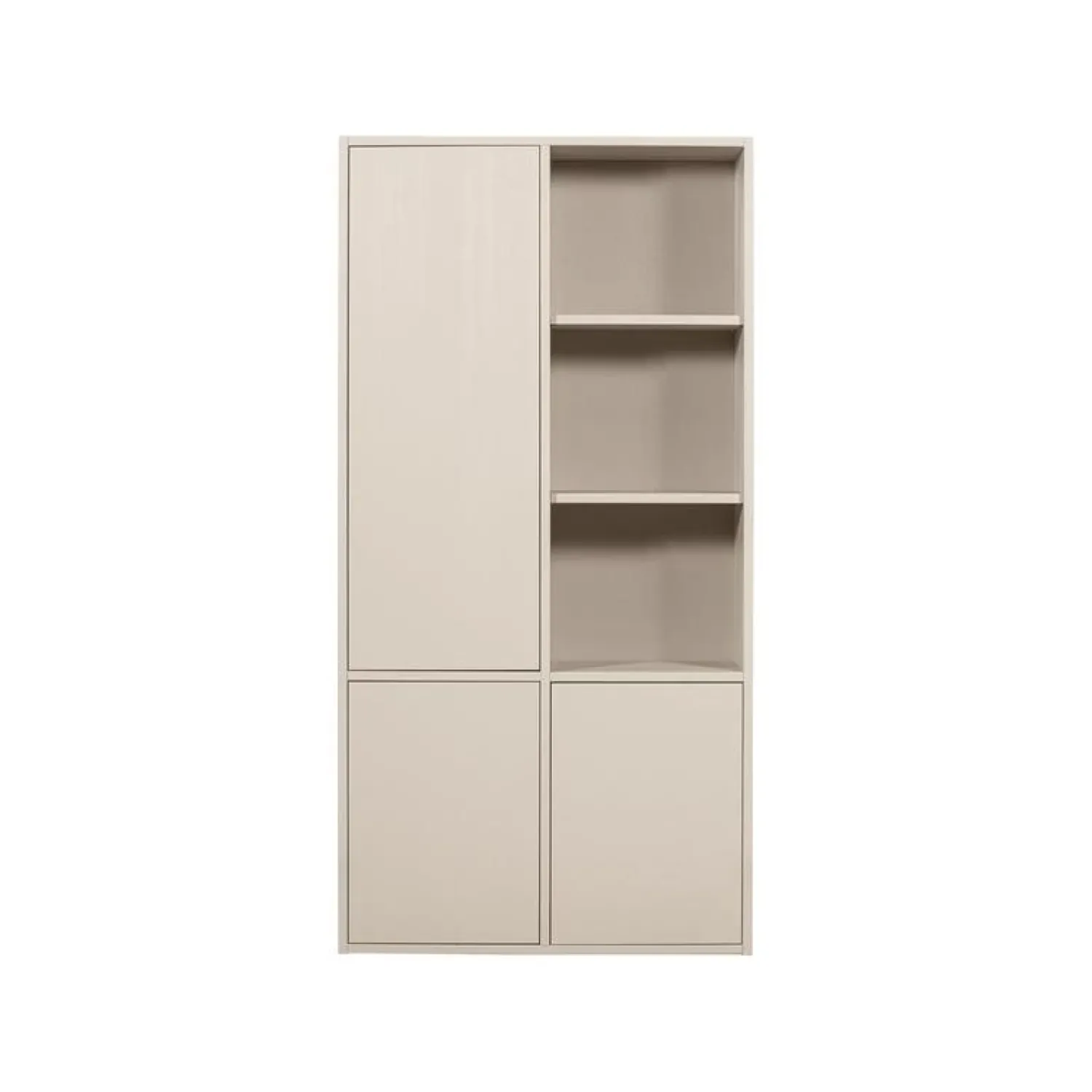 WOOOD Wandkasten|Industriele Kasten|Merel Opbergkast Dennenhout Dust 100cm