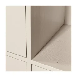 WOOOD Wandkasten|Industriele Kasten|Merel Opbergkast Dennenhout Dust 100cm
