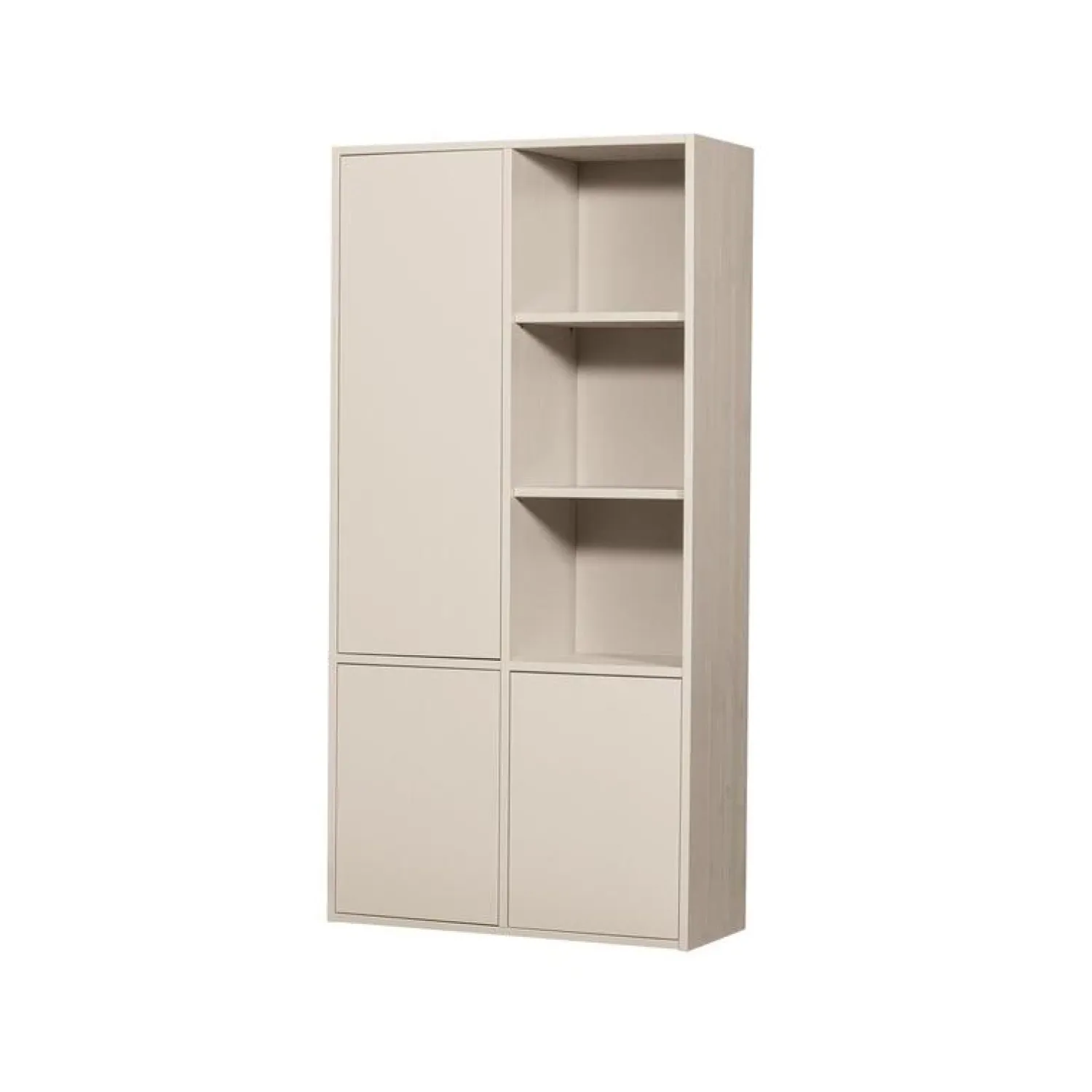 WOOOD Wandkasten|Industriele Kasten|Merel Opbergkast Dennenhout Dust 100cm