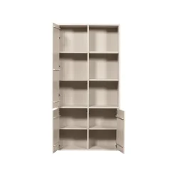 WOOOD Wandkasten|Industriele Kasten|Merel Opbergkast Dennenhout Dust 100cm