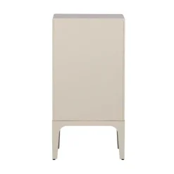 WOOOD Ladenkasten|Industriele Kasten|Merge Ladekast 4 Lades Eucalyptushout Greige 44cm