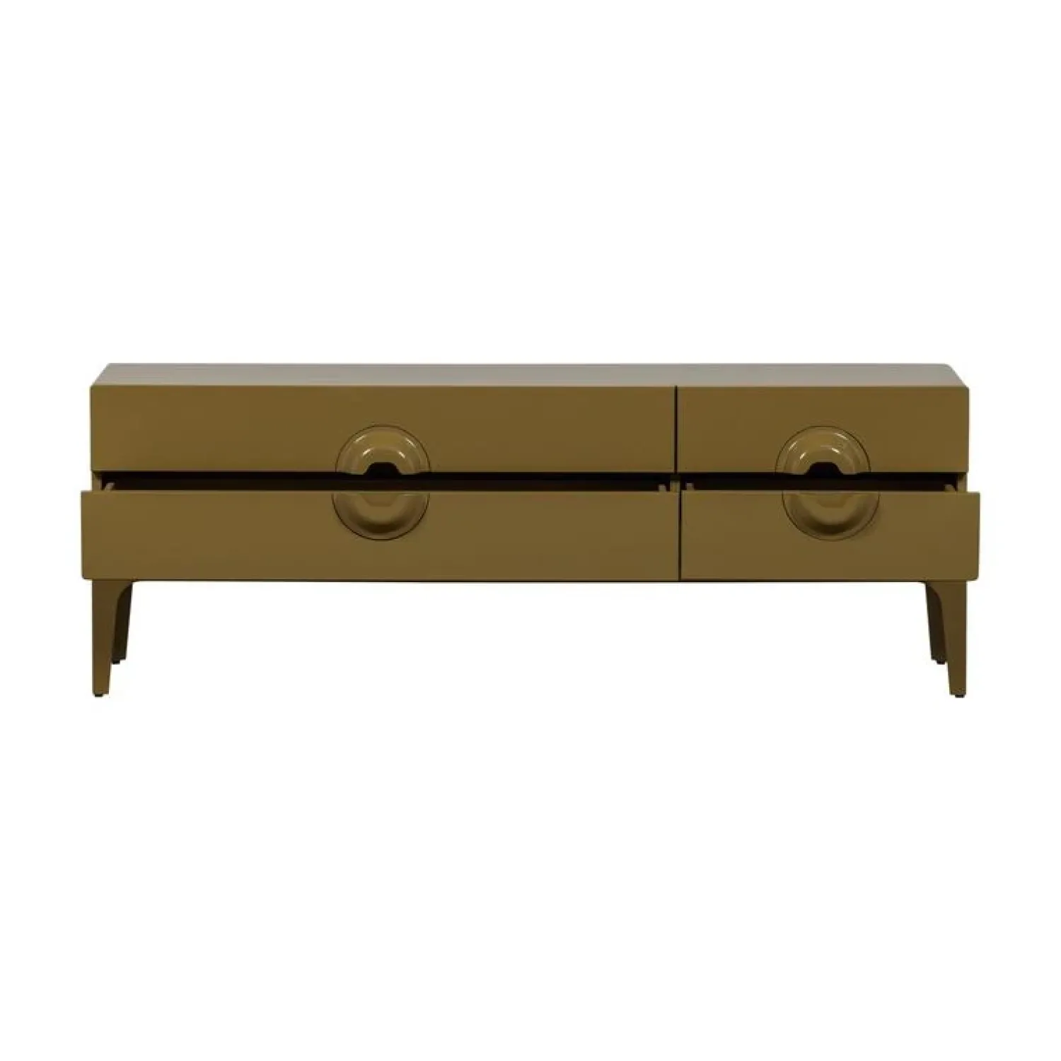 WOOOD Industriele Kasten|Tv Meubels|Merge TV Meubel Eucalyptushout Honinggeel 160cm