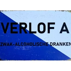 Metal Signs Metalen Borden|metalen bord Verlof A