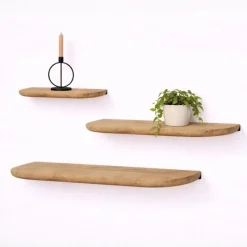 Vane Living Wandplanken|Wandplanken|Mette Wandplank zwevend Naturel 120cm