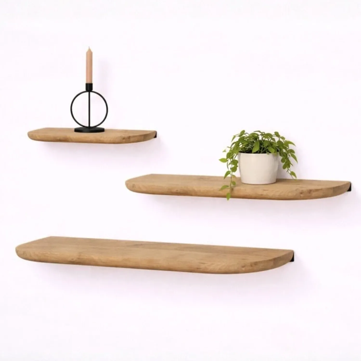 Vane Living Wandplanken|Wandplanken|Mette Wandplank zwevend Naturel 140cm