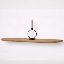 Vane Living Wandplanken|Wandplanken|Mette Wandplank zwevend Naturel 100cm