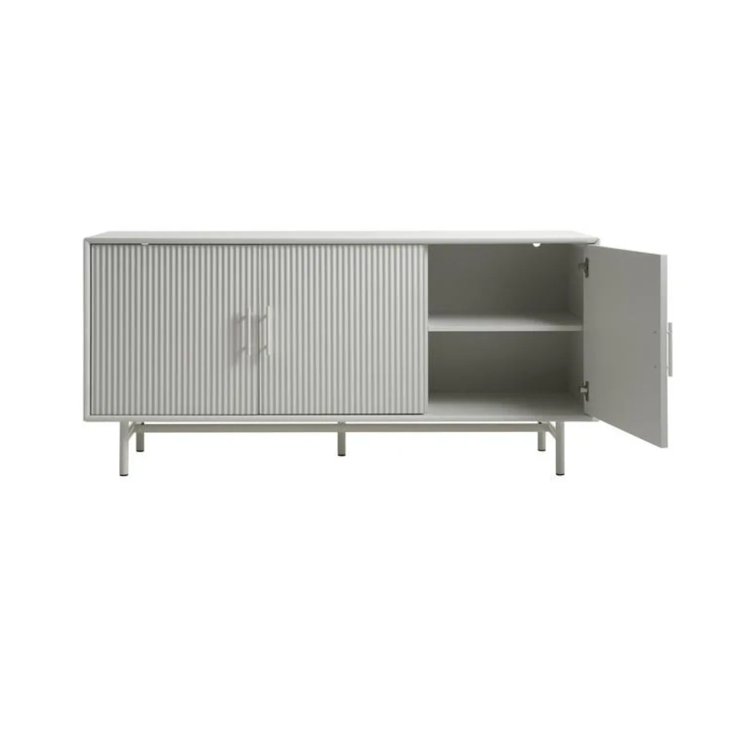 LykkeHome Dressoirs|Industriele Kasten|Miami Dressoir Greige 160cm