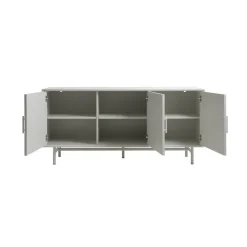 LykkeHome Dressoirs|Industriele Kasten|Miami Dressoir Greige 160cm