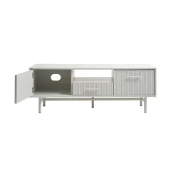 LykkeHome Industriele Kasten|Tv Meubels|Miami Tv meubel Greige 140cm