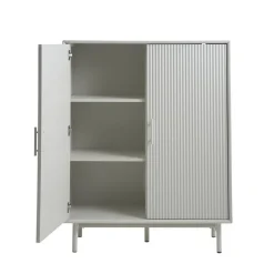 LykkeHome Wandkasten|Industriele Kasten|Miami Wandkast Greige 100cm