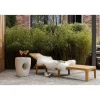 WOOOD Tuintafels|Mica Tuin Bijzettafel Vezelversterkte Polymeer Naturel 40cm