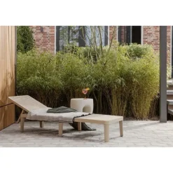WOOOD Tuintafels|Mica Tuin Bijzettafel Vezelversterkte Polymeer Naturel 40cm