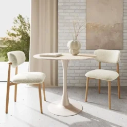Nordhavn Eetkamerstoelen|Michael Eetkamerstoel eikenhout Beige