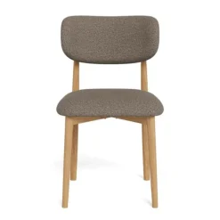 Nordhavn Eetkamerstoelen|Michael Eetkamerstoel eikenhout Taupe