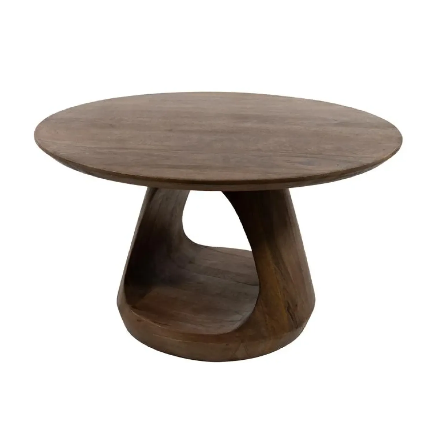 Mysons Salontafels|Mike Salontafel rond Walnoot Medium 70cm